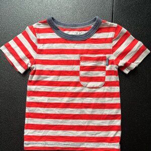 Oshkosh 2T Boys Striped Red and White T-Shirt